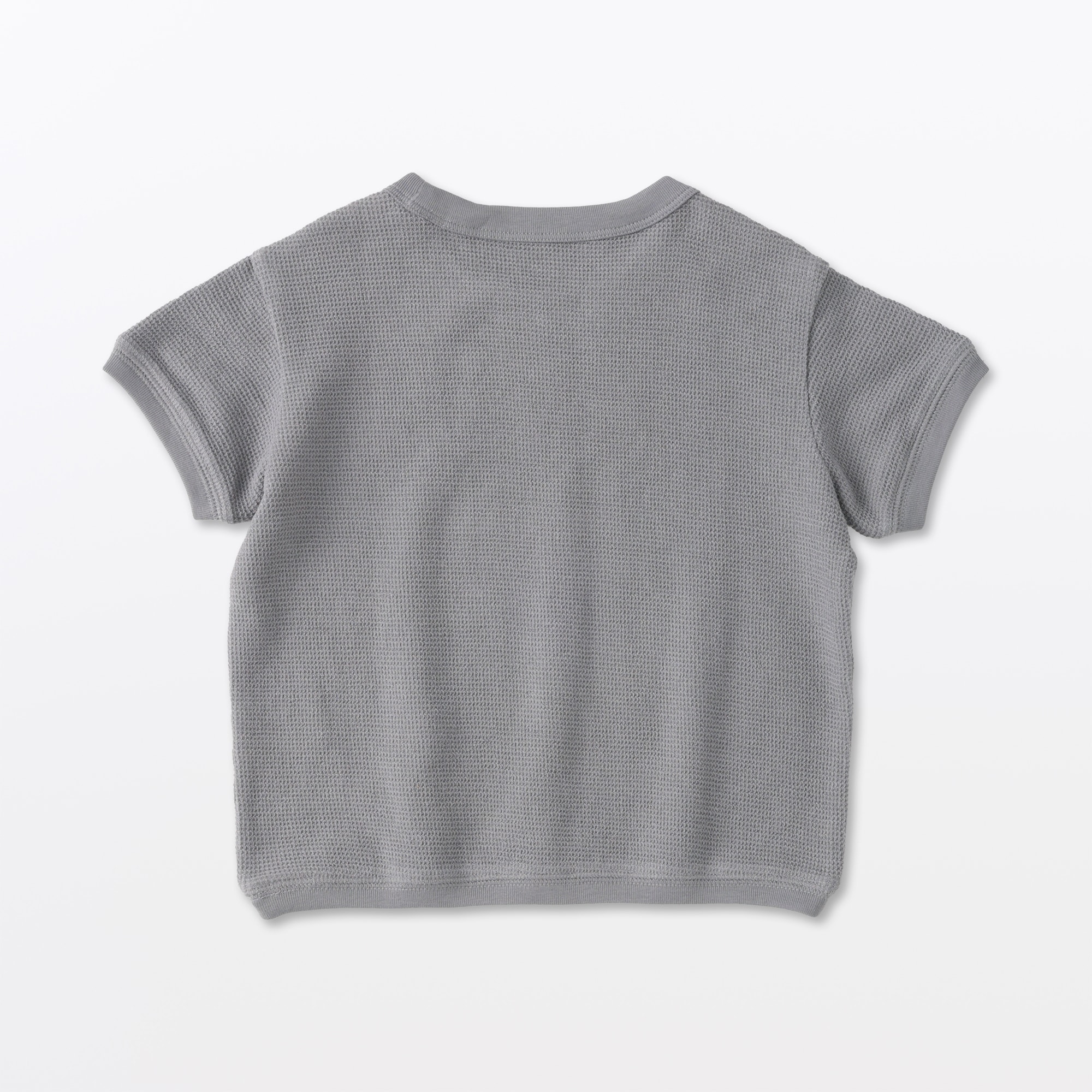 ベビー　あたまするっとワッフル編み半袖Ｔシャツ