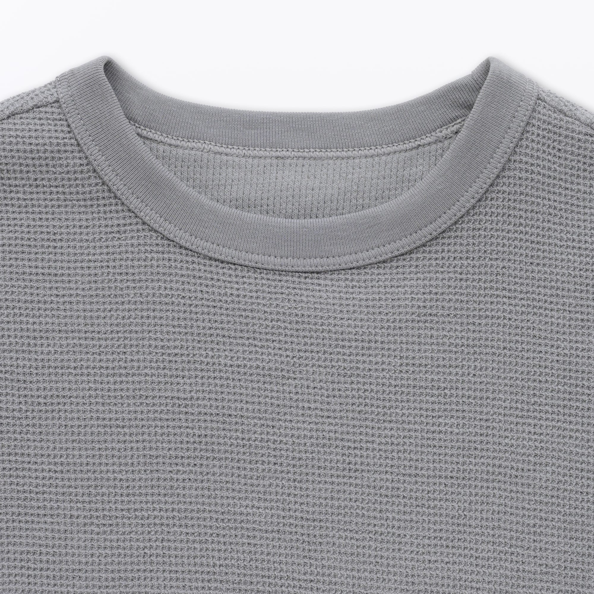 ベビー　あたまするっとワッフル編み半袖Ｔシャツ