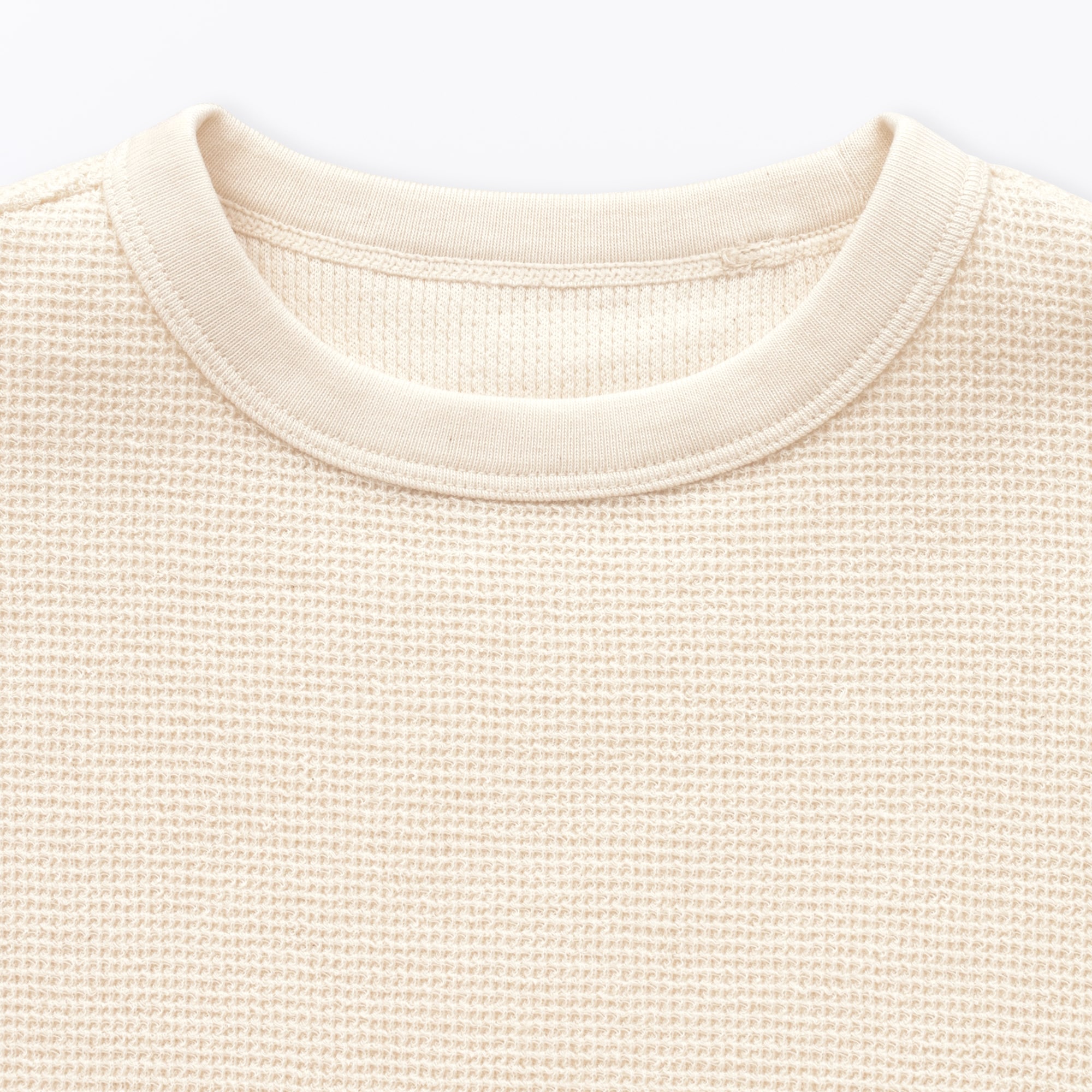 ベビー　あたまするっとワッフル編み半袖Ｔシャツ