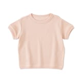 ベビー　あたまするっとワッフル編み半袖Ｔシャツ