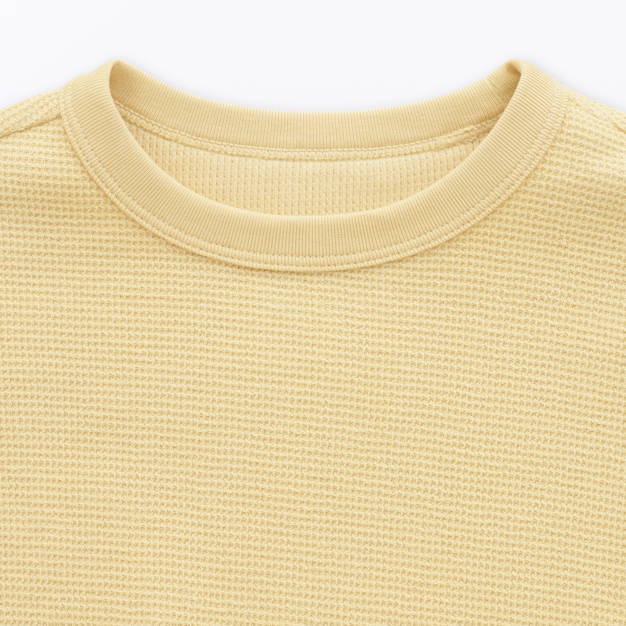 ベビー　あたまするっとワッフル編み半袖Ｔシャツ