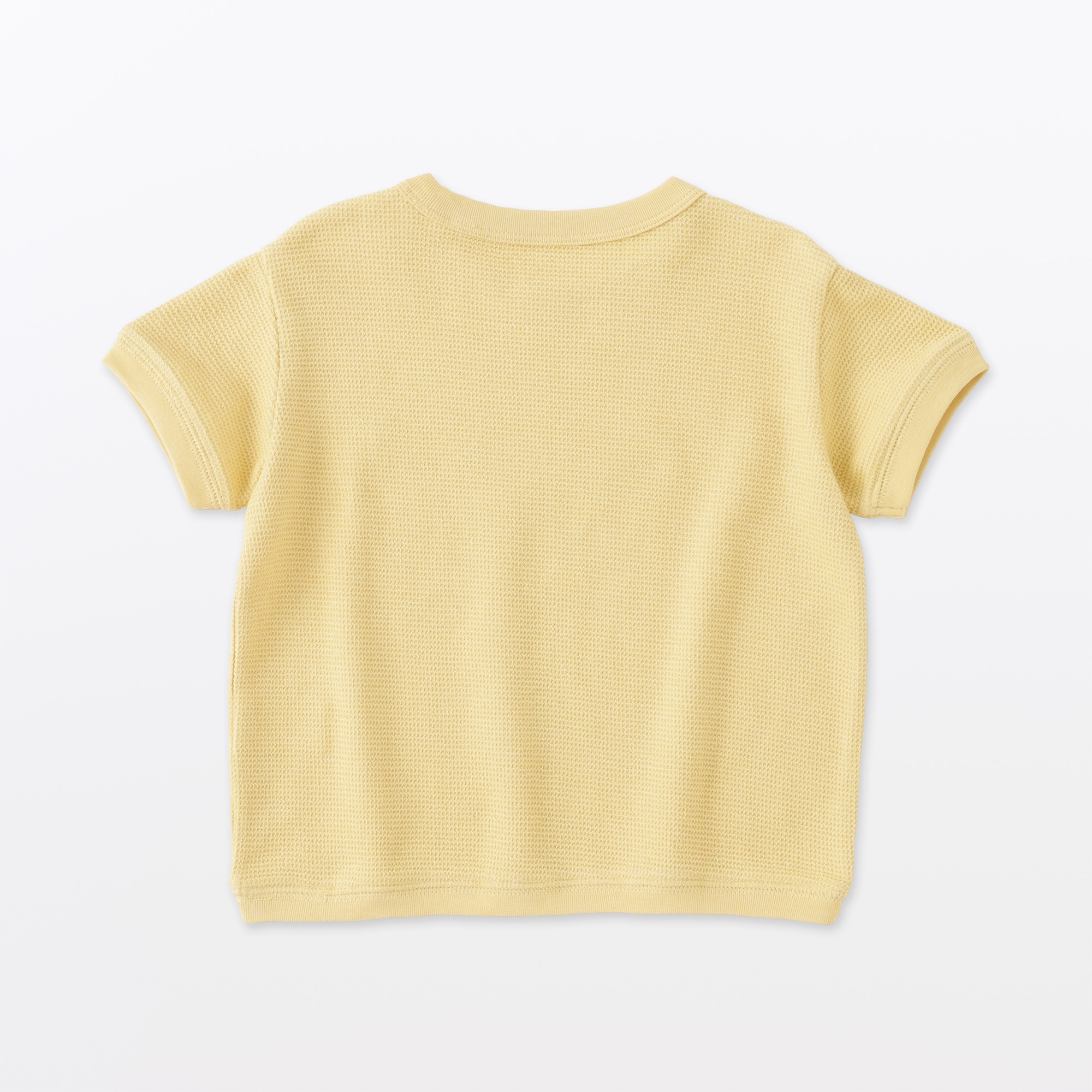 ベビー　あたまするっとワッフル編み半袖Ｔシャツ