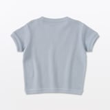 ベビー　あたまするっとワッフル編み半袖Ｔシャツ