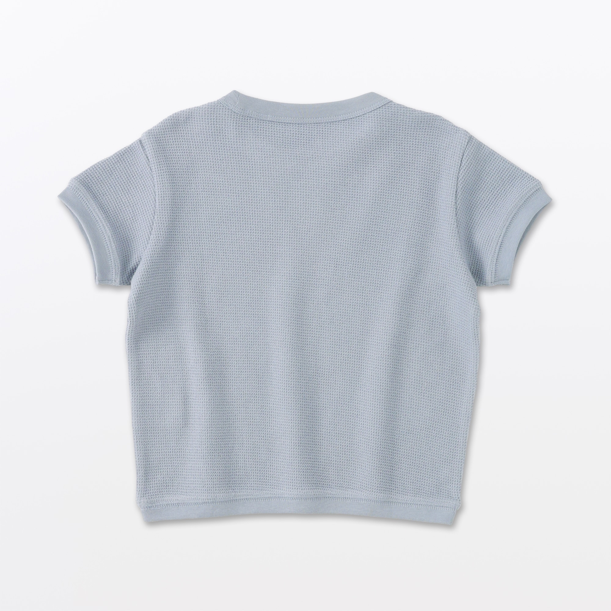 ベビー　あたまするっとワッフル編み半袖Ｔシャツ