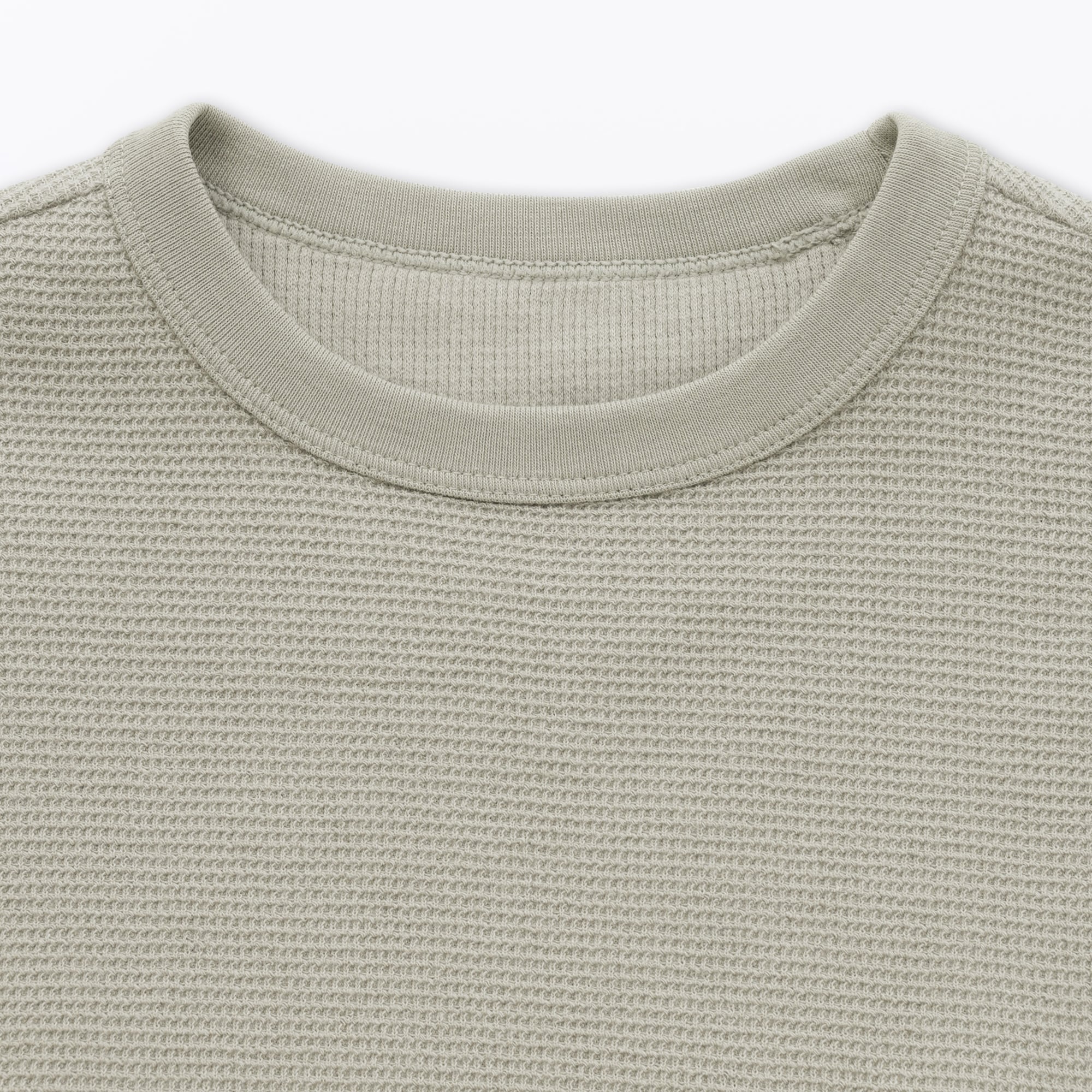 ベビー　あたまするっとワッフル編み半袖Ｔシャツ