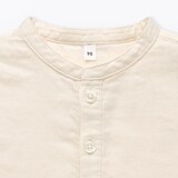 ベビー　二重ガーゼ長袖ワンピース