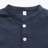 ベビー　二重ガーゼ長袖ワンピース