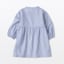 ベビー　二重ガーゼ長袖ワンピース
