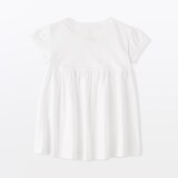 ベビー　あたまするっと　綿天竺編み半袖チュニック