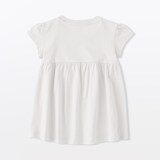 ベビー　あたまするっと　綿天竺編み半袖チュニック