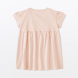 ベビー　あたまするっと　綿天竺編み半袖チュニック