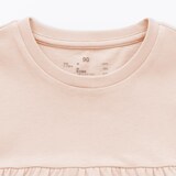 ベビー　あたまするっと　綿天竺編み半袖チュニック