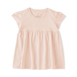 ベビー　あたまするっと　綿天竺編み半袖チュニック