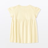 ベビー　あたまするっと　綿天竺編み半袖チュニック