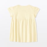 ベビー　あたまするっと　綿天竺編み半袖チュニック