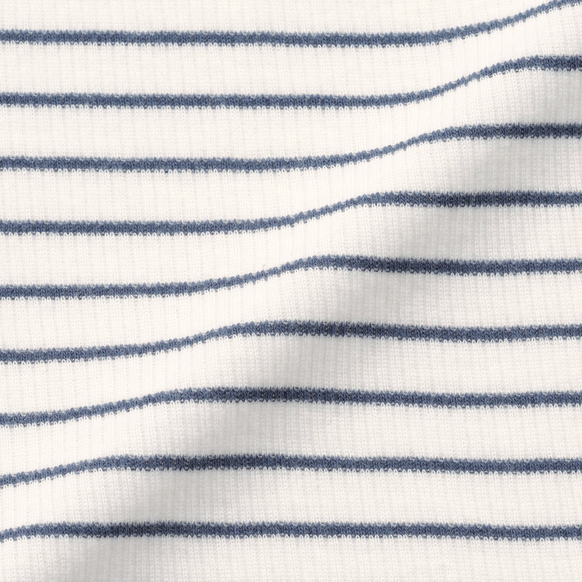 ベビー　脇に縫い目のないリブ編み半袖ショートオール