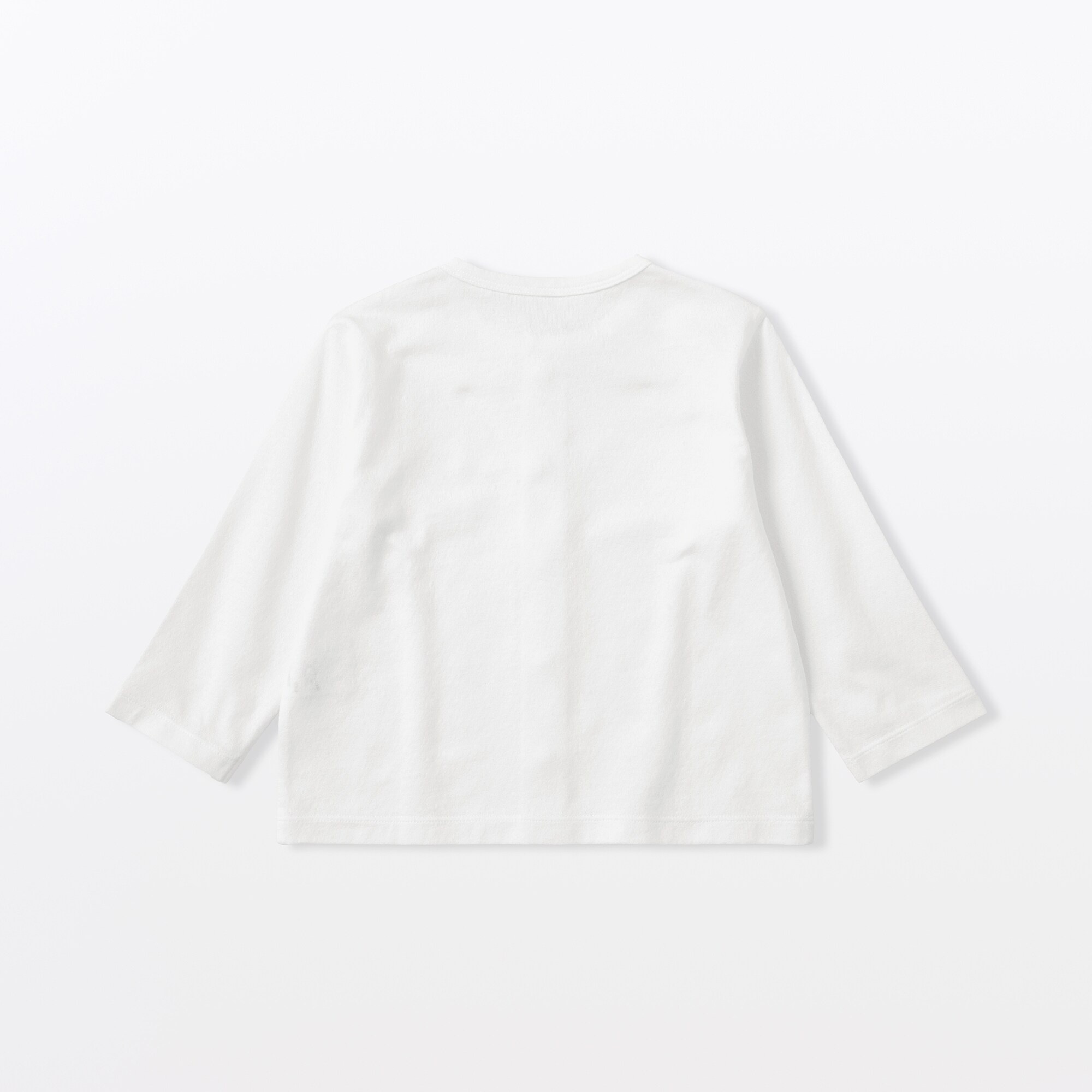 ベビー　ＵＶカット梨地編みクルーネックカーディガン