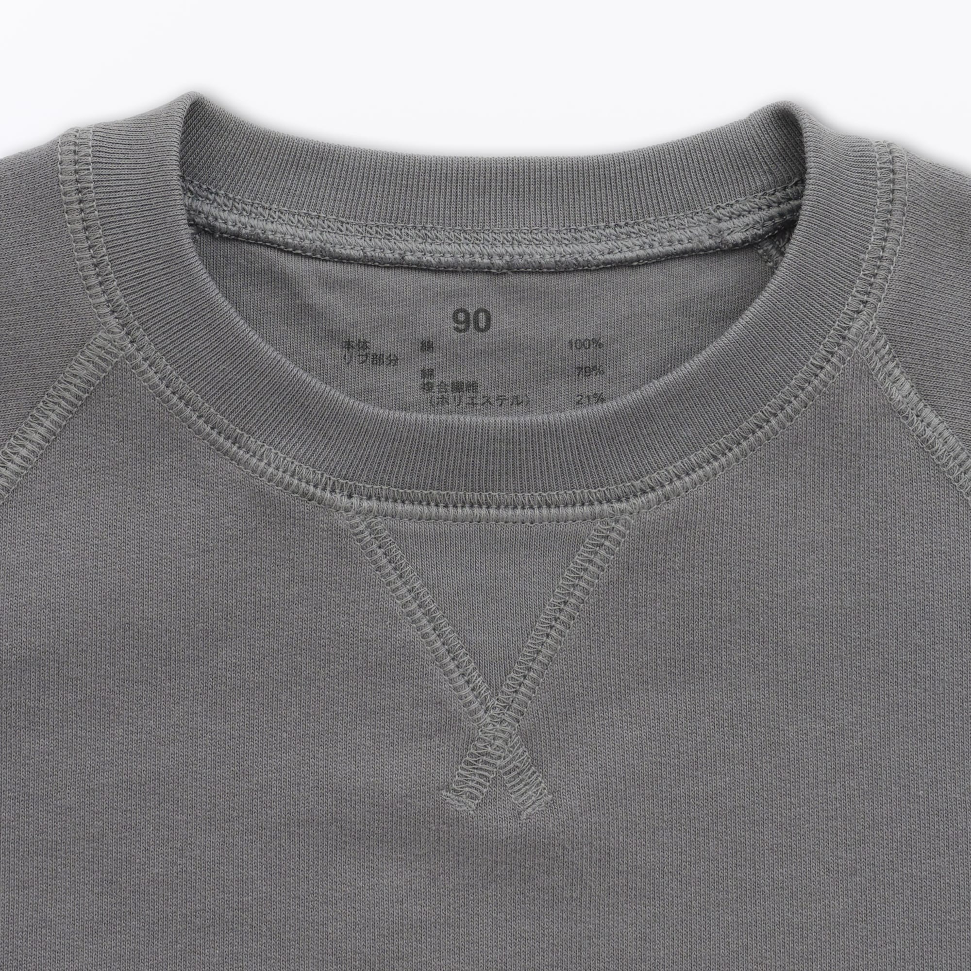 ベビー　あたまするっとライトスウェットクルーネック半袖Ｔシャツ