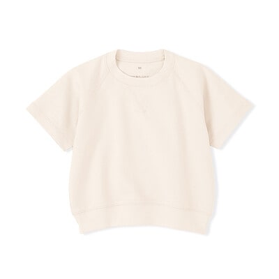 ベビー　あたまするっとライトスウェットクルーネック五分袖Ｔシャツ