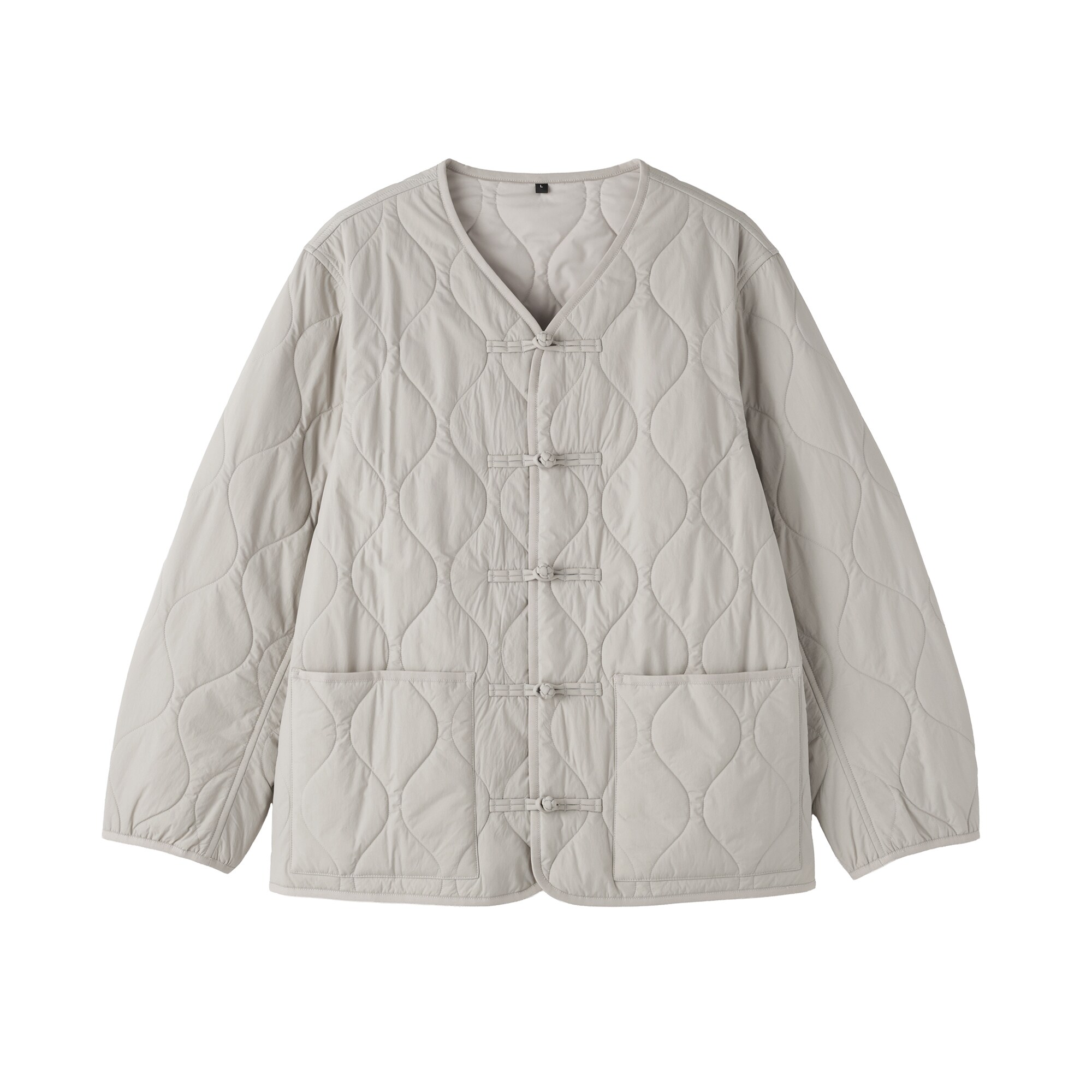 紳士　キルト中わた結び釦ジャケット