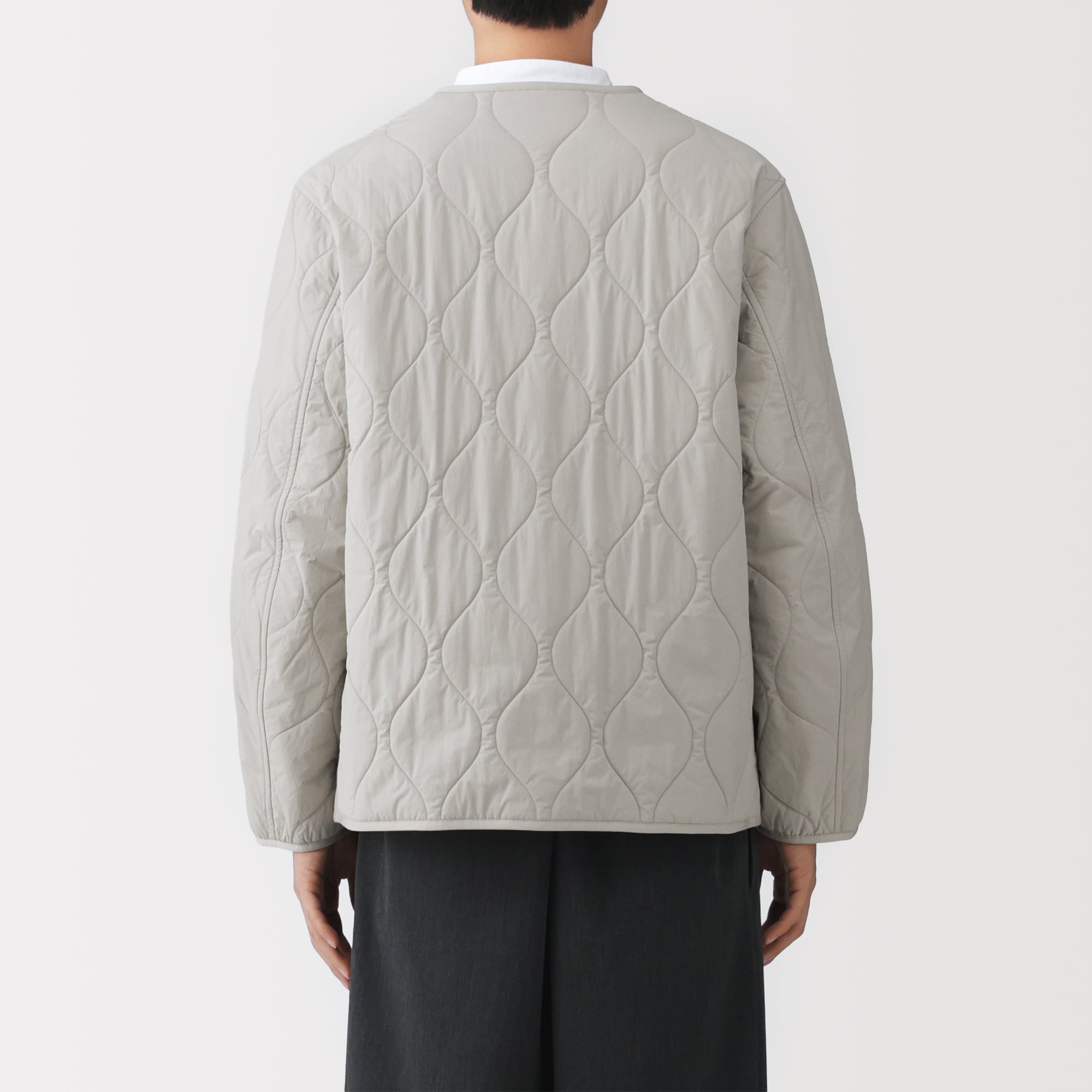 紳士　キルト中わた結び釦ジャケット