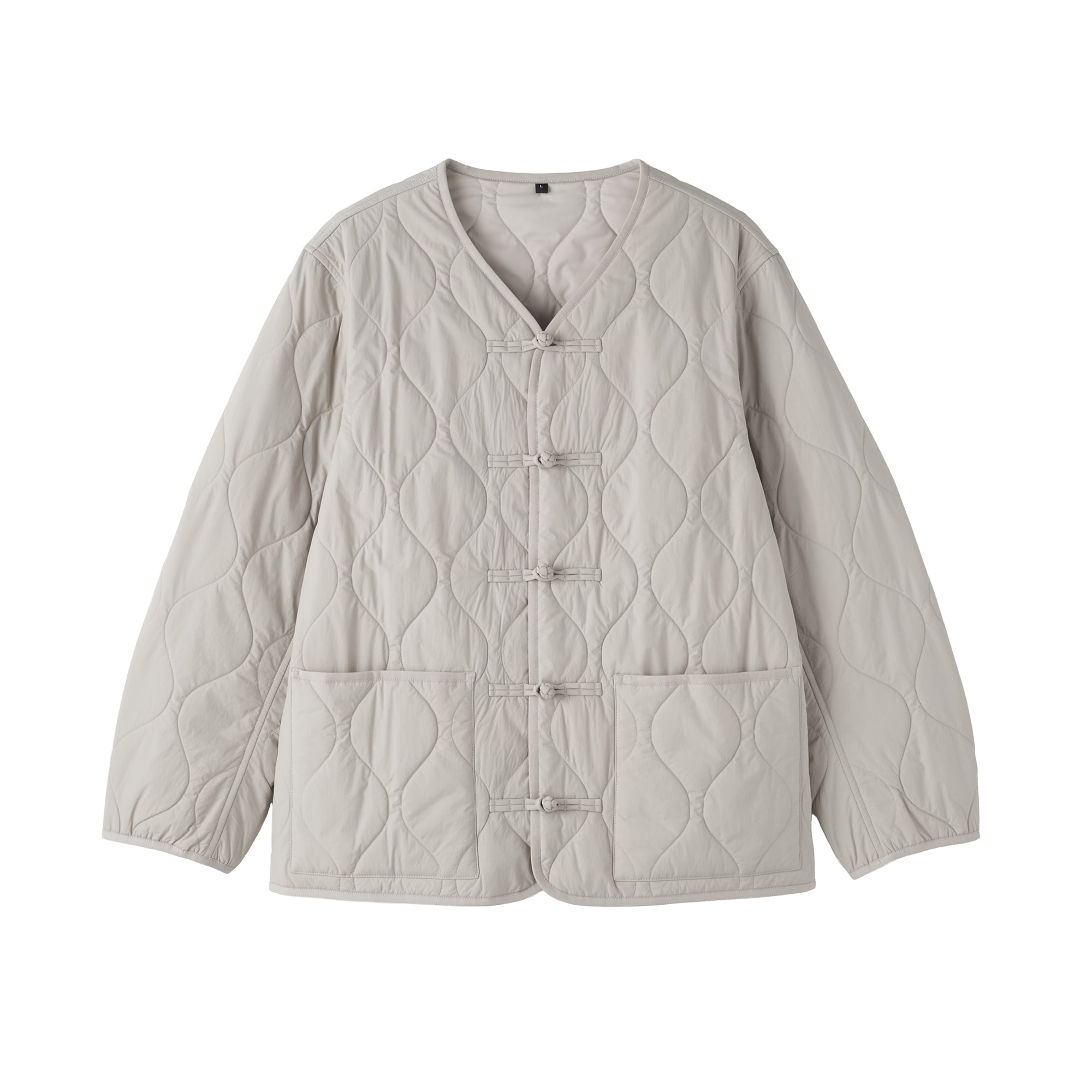 紳士　キルト中わた結び釦ジャケット