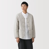 紳士　キルト中わた結び釦ジャケット