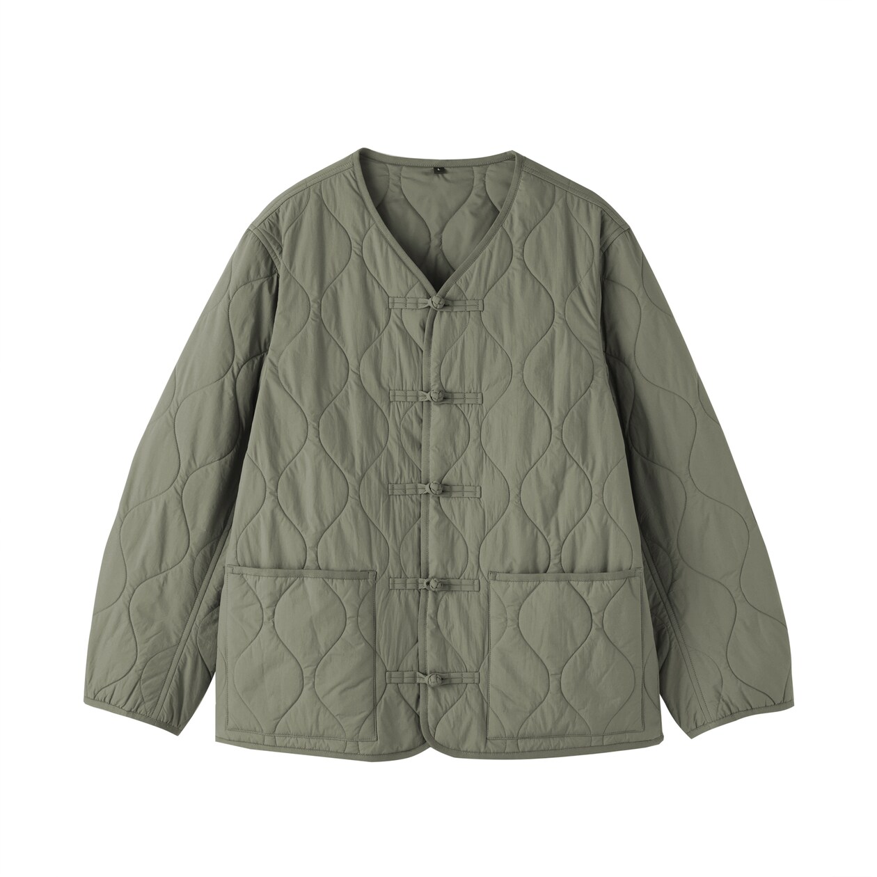 紳士　キルト中わた結び釦ジャケット