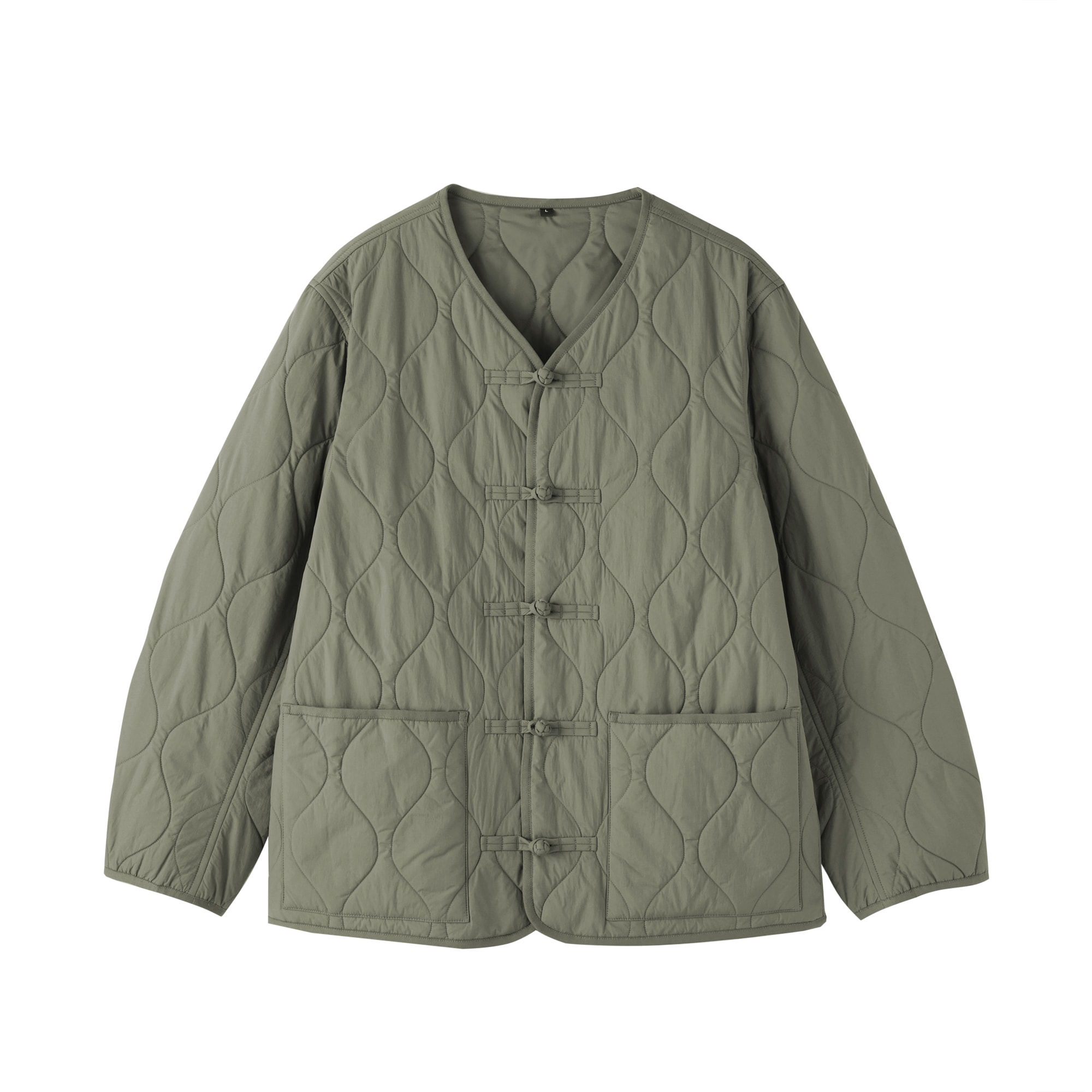 紳士　キルト中わた結び釦ジャケット