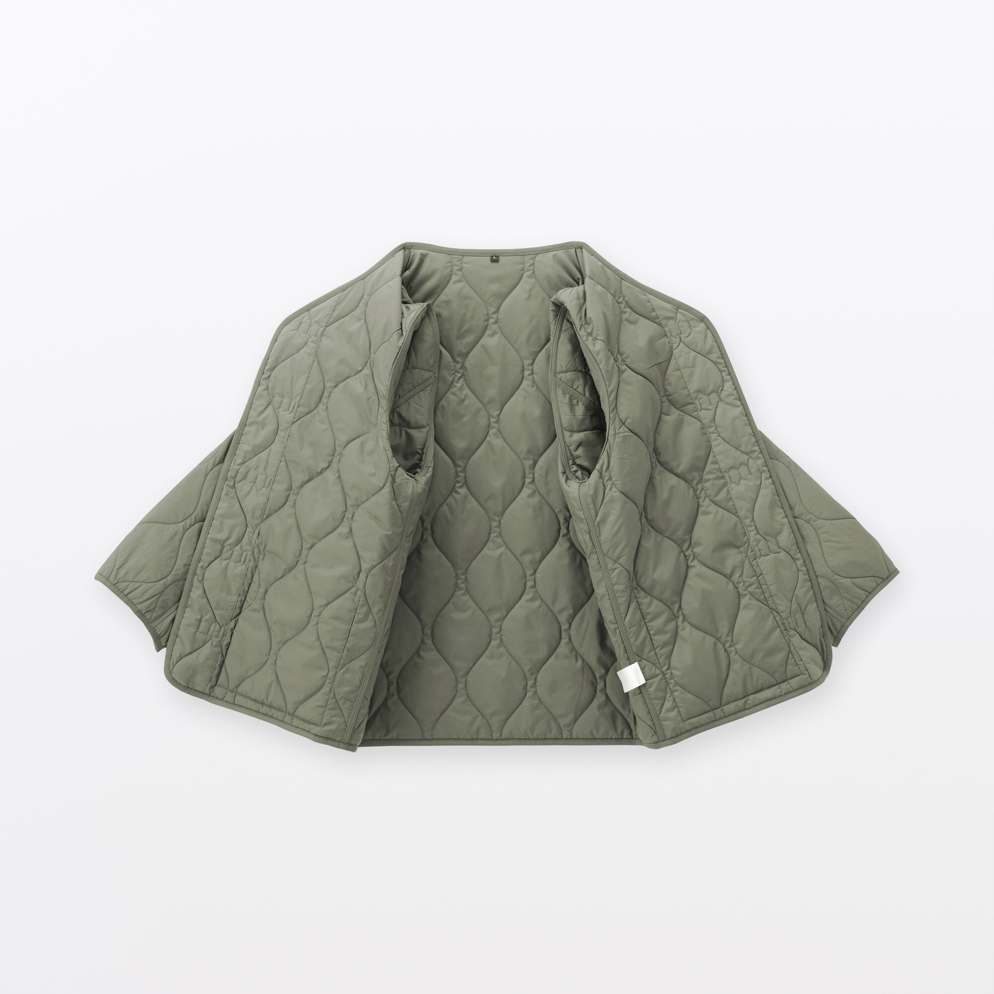 紳士　キルト中わた結び釦ジャケット