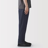 紳士　洗いざらしデニムイージーパンツ　インディゴ