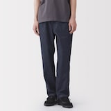 紳士　洗いざらしデニムイージーパンツ　インディゴ