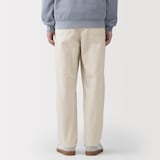 紳士　洗いざらしデニムイージーパンツ　生成