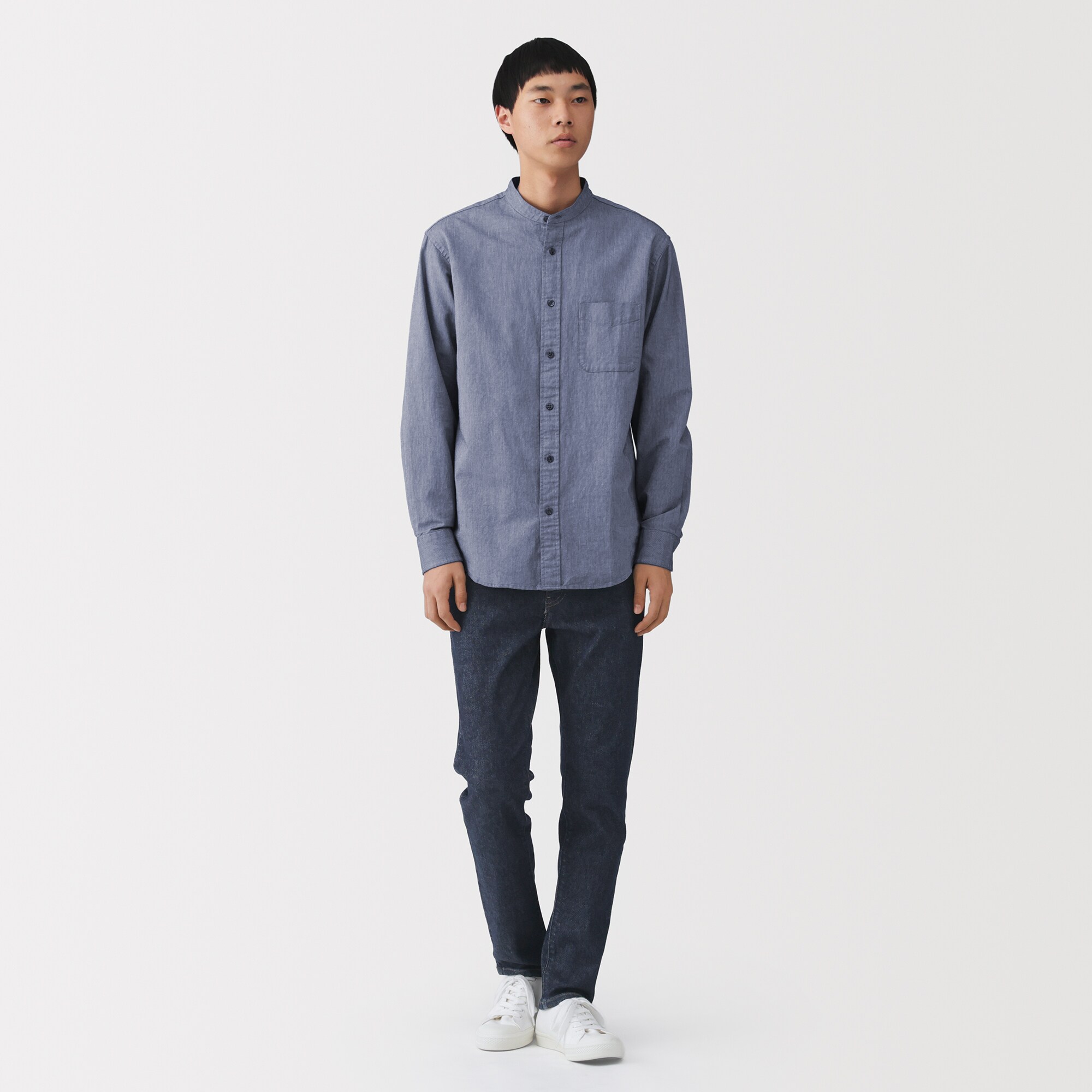 紳士 ストレッチデニムスリムパンツ インディゴ | 無印良品