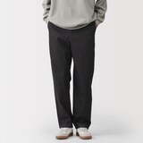 紳士　洗いざらしデニムイージーパンツ　黒