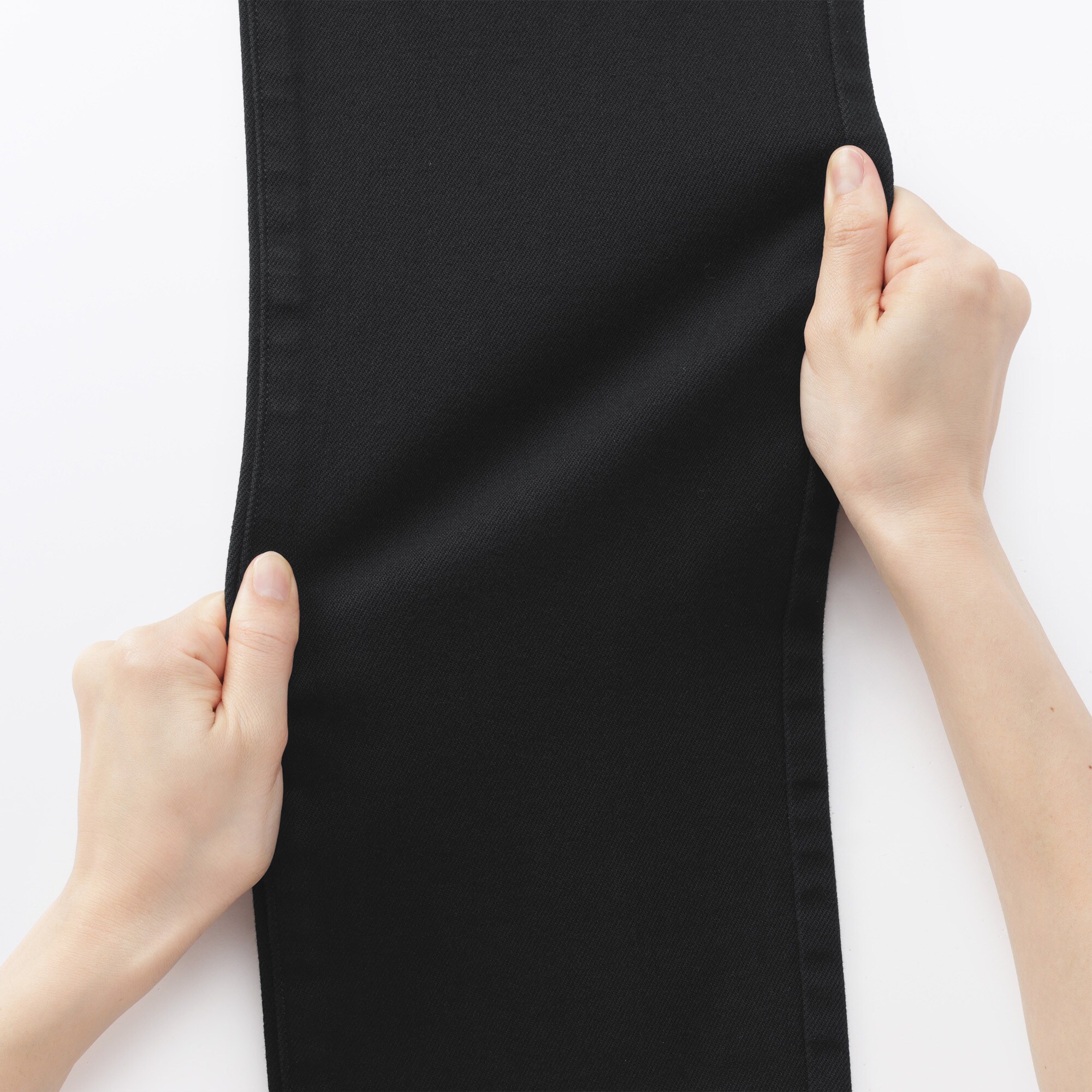 紳士 ストレッチデニムスリムパンツ 黒 | 無印良品