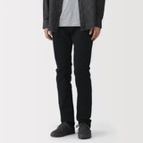 紳士　ストレッチデニムスリムパンツ　黒
