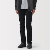 紳士　ストレッチデニムスリムパンツ　黒