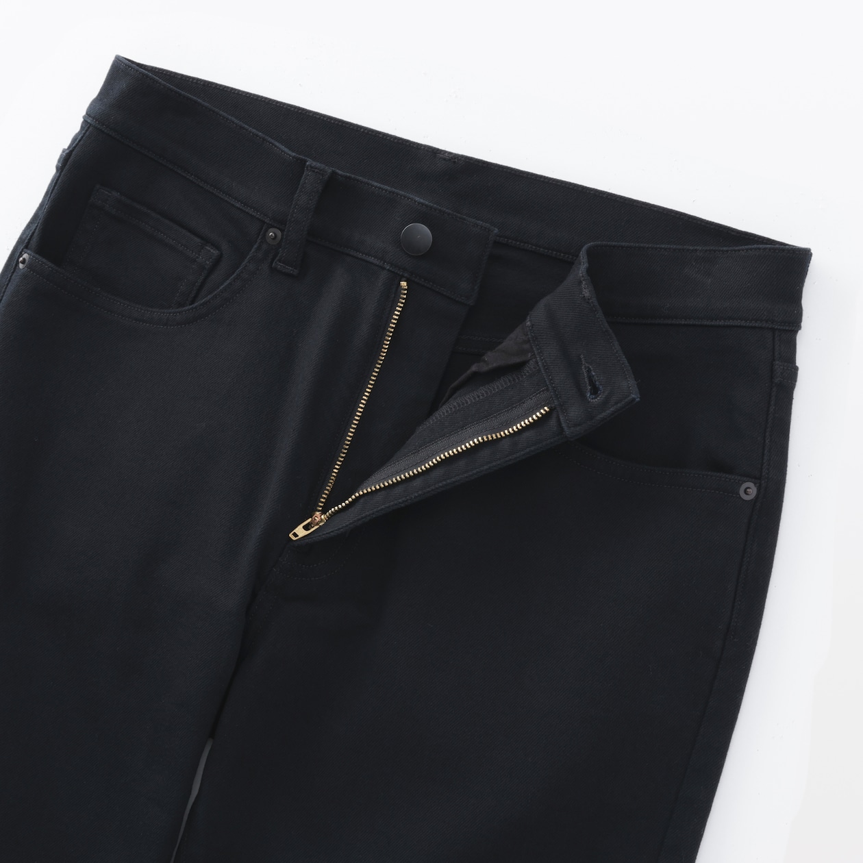 紳士　ストレッチデニムスリムパンツ　黒