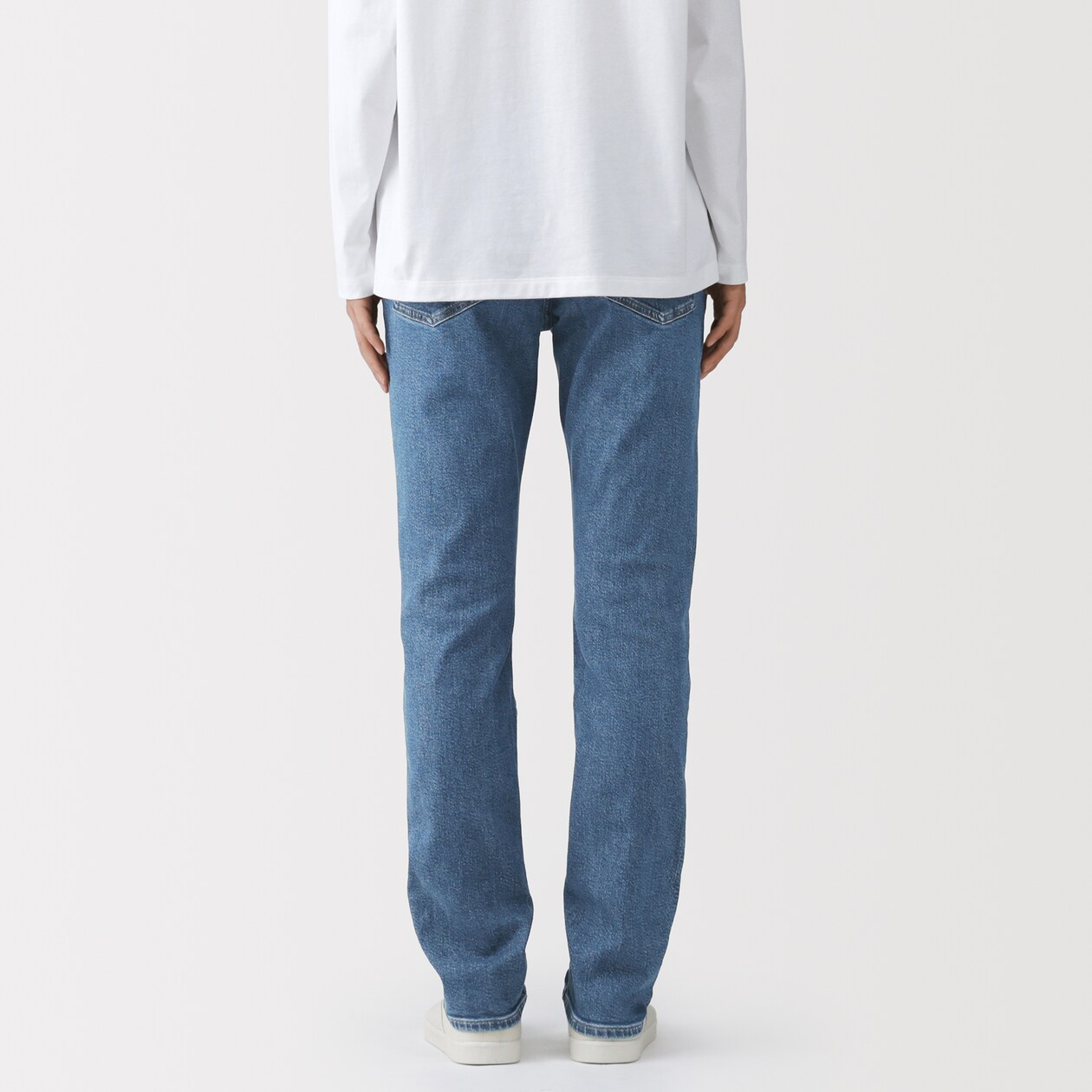 紳士　ストレッチデニムスリムパンツ　黒