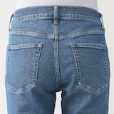 紳士　ストレッチデニムスリムパンツ　黒