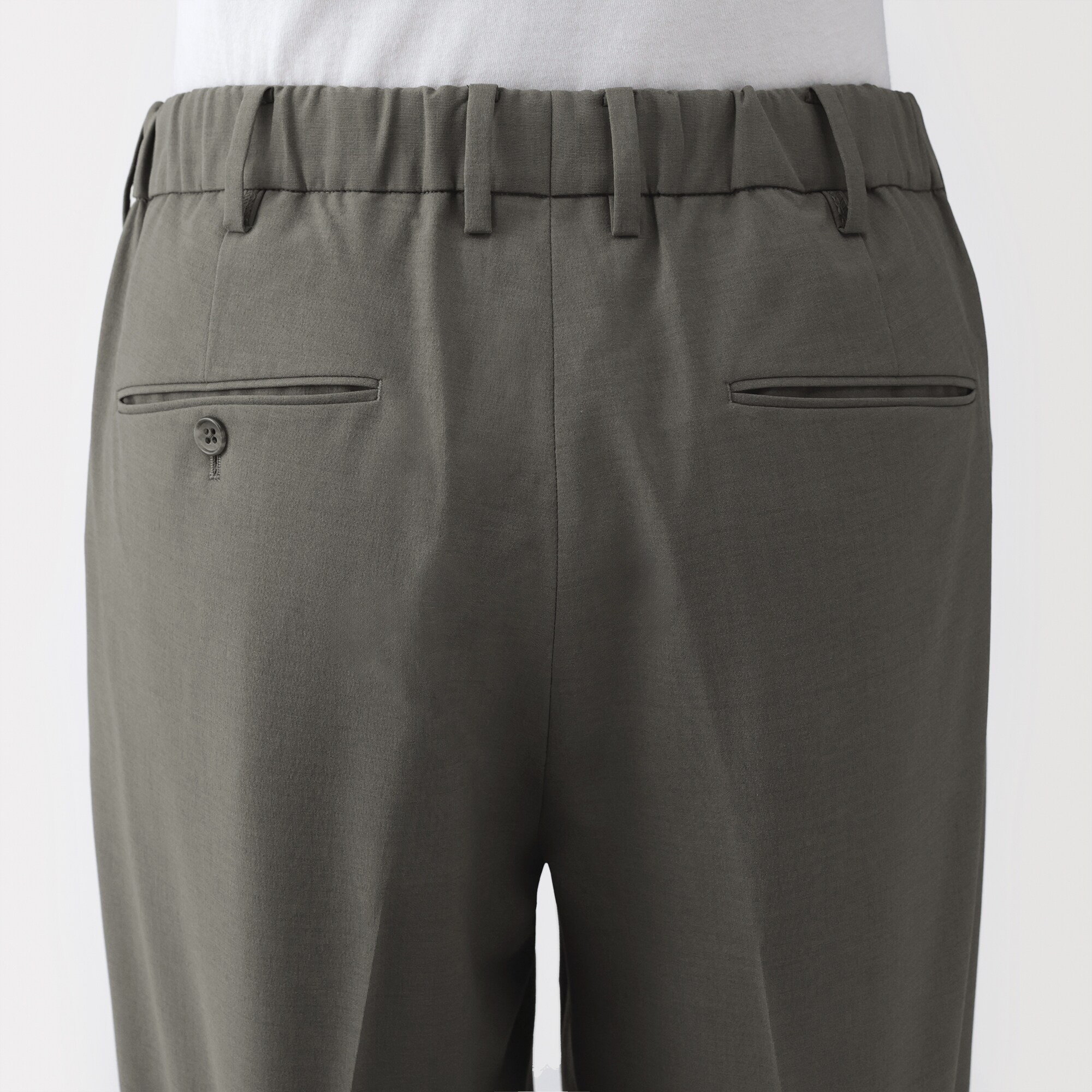 紳士　撥水ストレッチワンタックパンツ