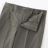 紳士　撥水ストレッチワンタックパンツ