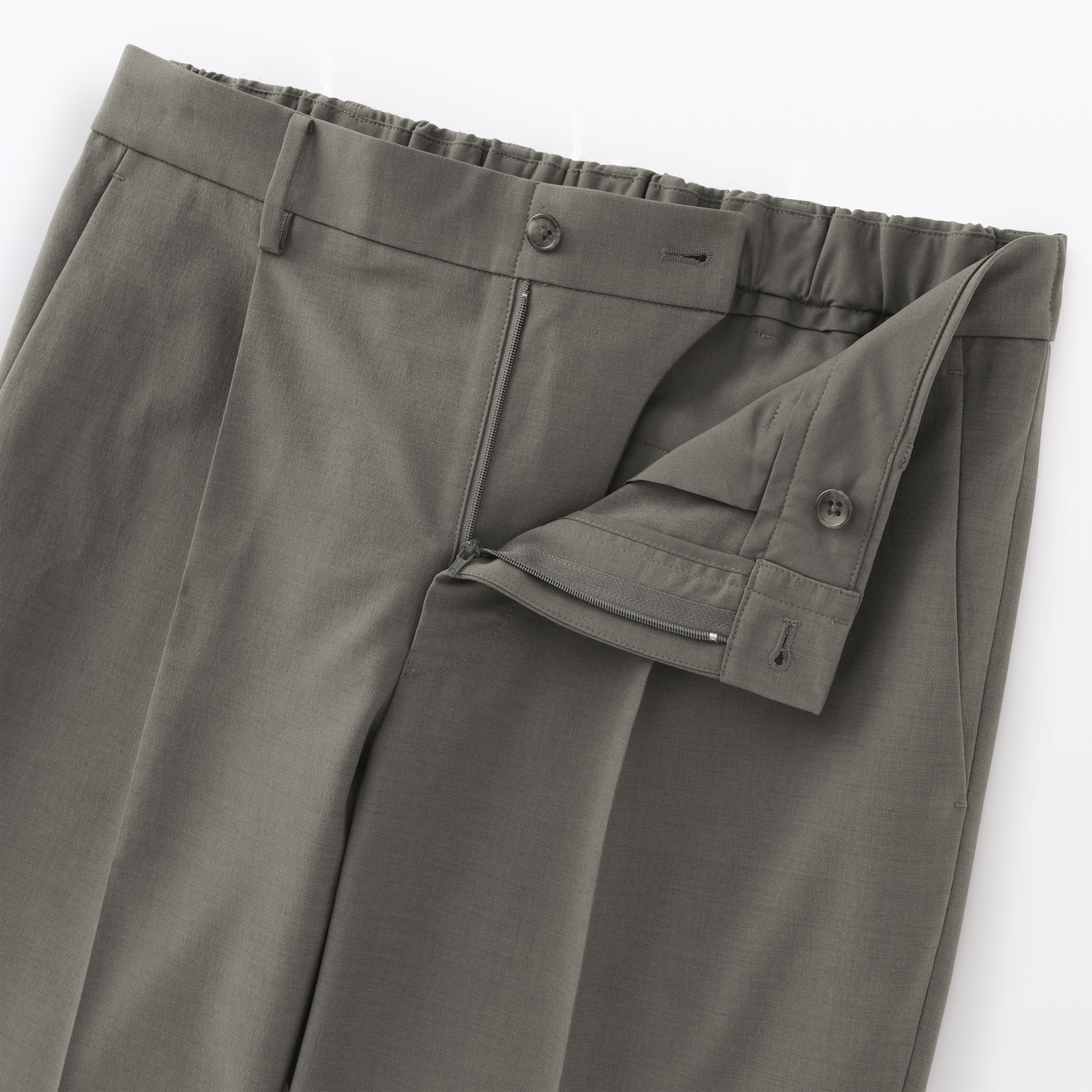 紳士　撥水ストレッチワンタックパンツ