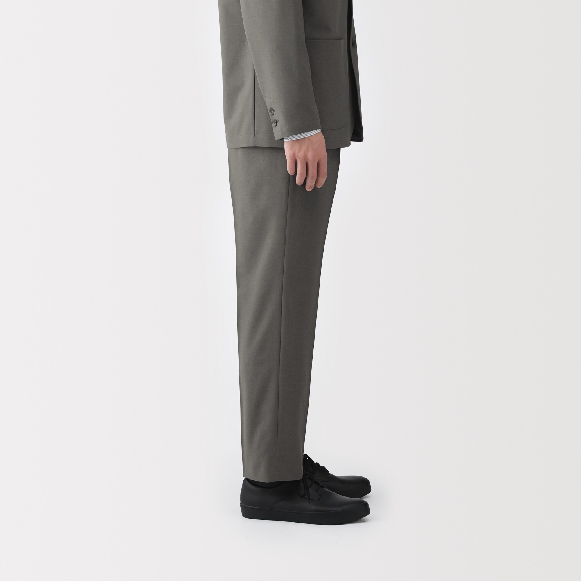 紳士　撥水ストレッチワンタックパンツ