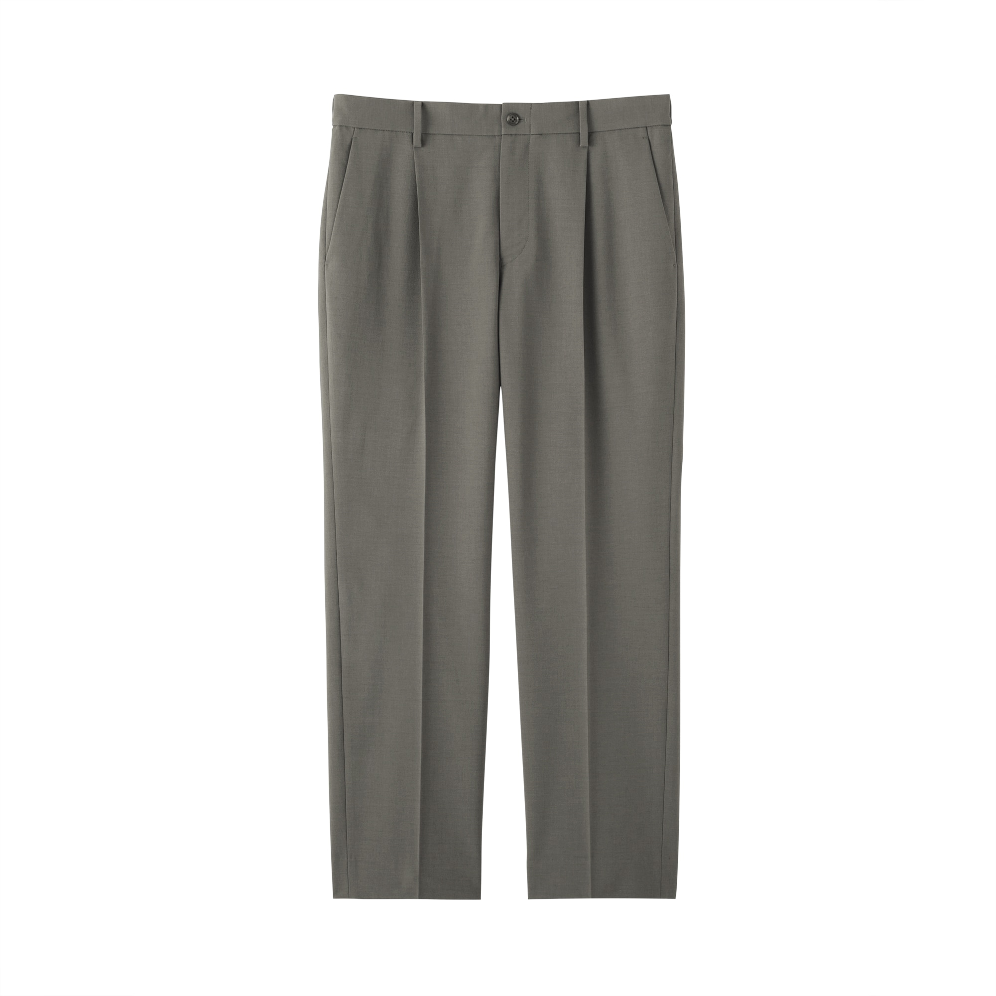 紳士　撥水ストレッチワンタックパンツ