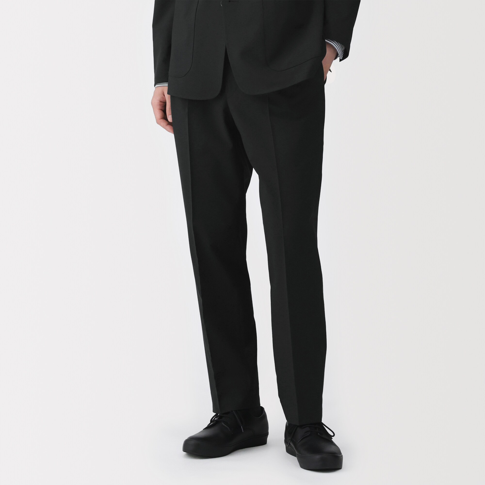 紳士　撥水ストレッチワンタックパンツ