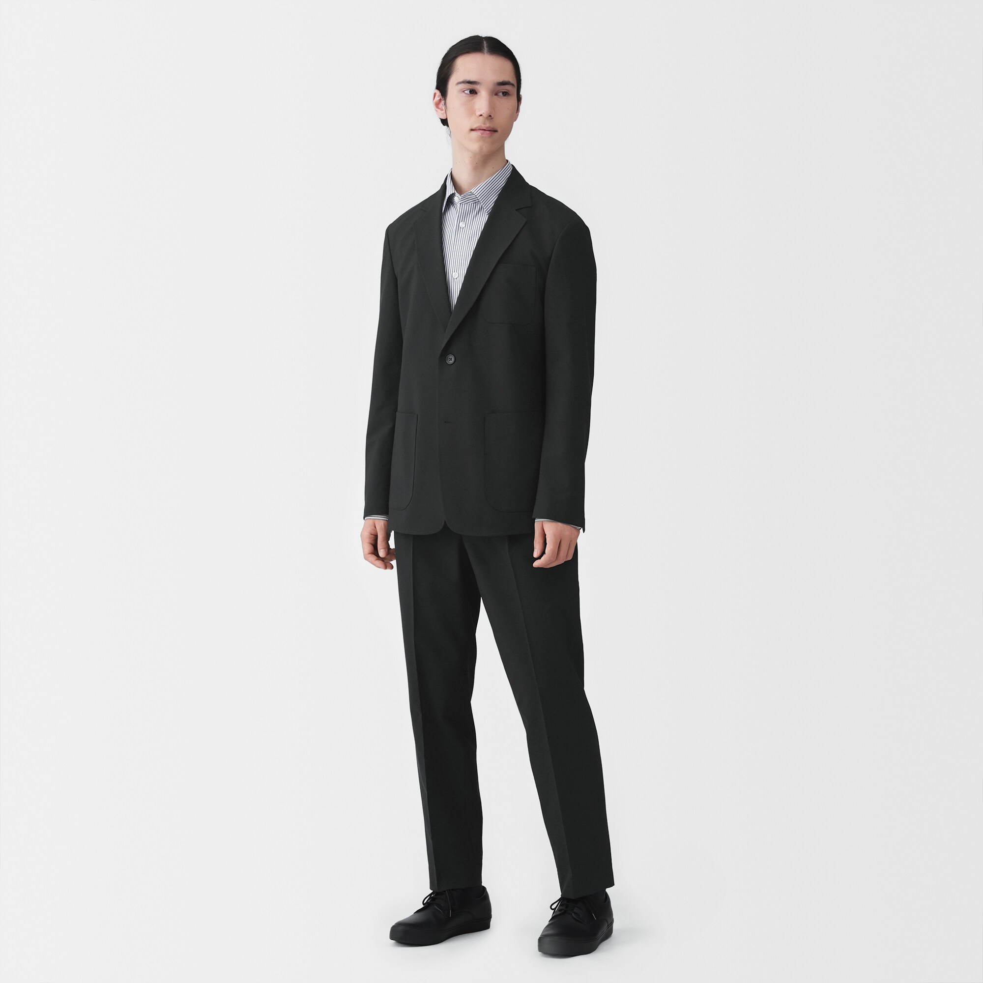 紳士　撥水ストレッチワンタックパンツ