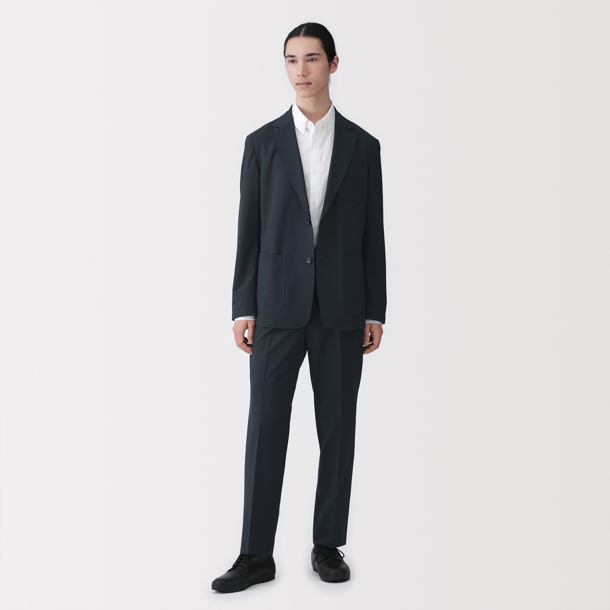 紳士　撥水ストレッチワンタックパンツ