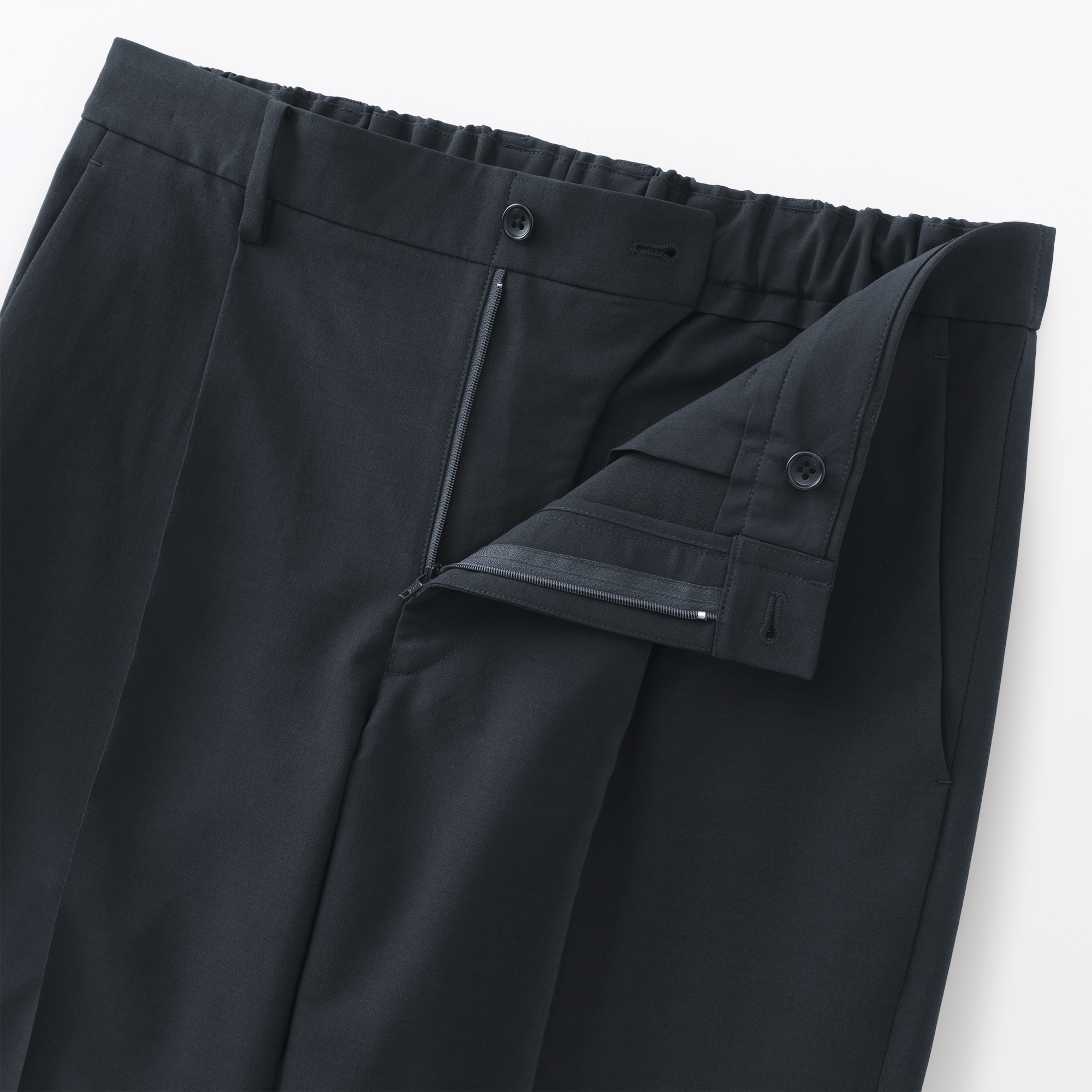 紳士　撥水ストレッチワンタックパンツ